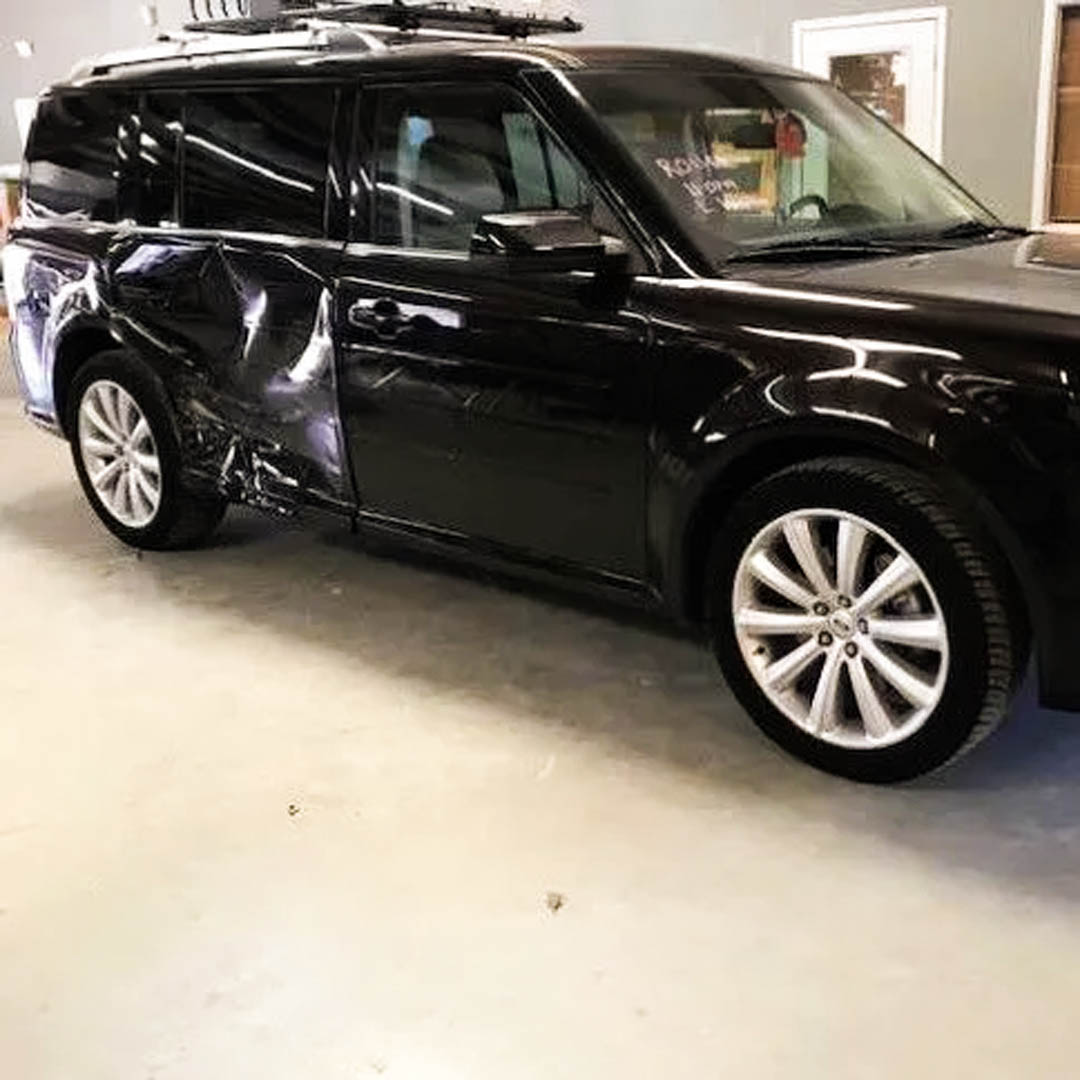 Vehicle repaired at D&D Collision Center in Abilene, TX (before)