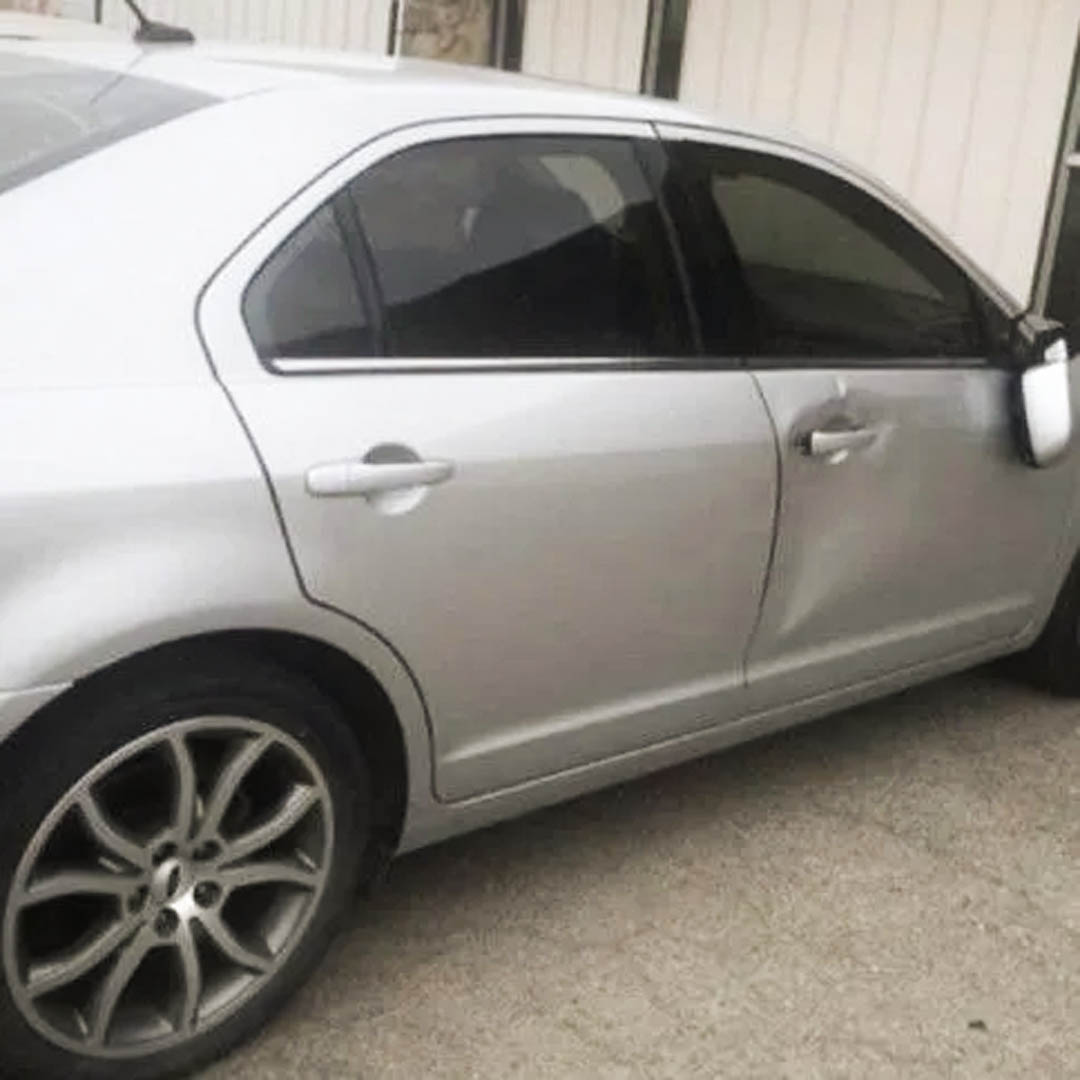 Vehicle repaired at D&D Collision Center in Abilene, TX (before)
