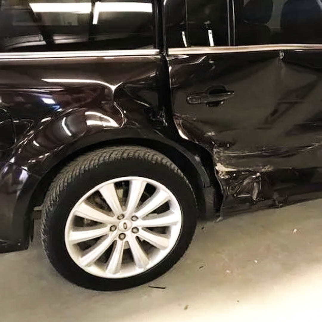Vehicle repaired at D&D Collision Center in Abilene, TX (before)